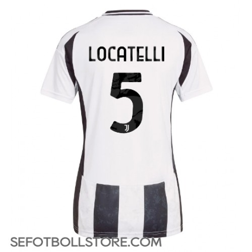 Juventus Manuel Locatelli #5 Replika Hemmatröja Dam 2024-25 Kortärmad